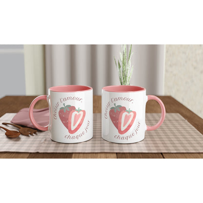 Choisir l’amour, chaque jour – Mug Femme, Cadeau Saint-Valentin-idée cadeau inspirante | Blancadeaux