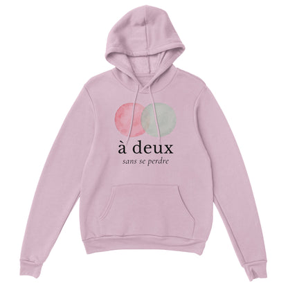 À deux, sans se perdre – Hoodie Unisex, Cadeau Saint-Valentin-idée cadeau inspirante | Blancadeaux