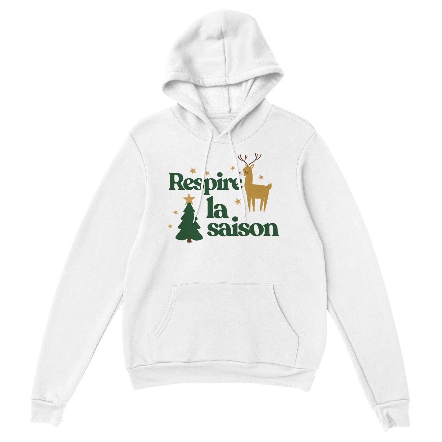 Respire la saison – Hoodie Noël Unisex-idée cadeau inspirante | Blancadeaux