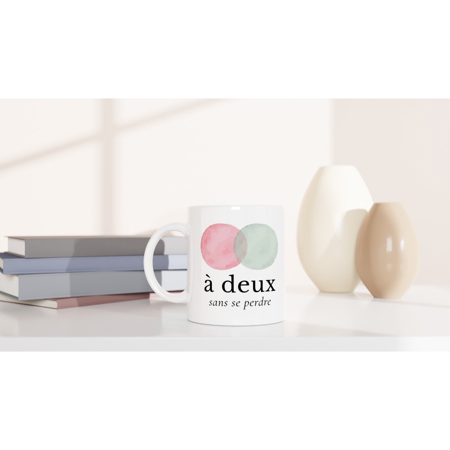 À deux, sans se perdre – Mug, Cadeau Saint-Valentin-idée cadeau inspirante | Blancadeaux