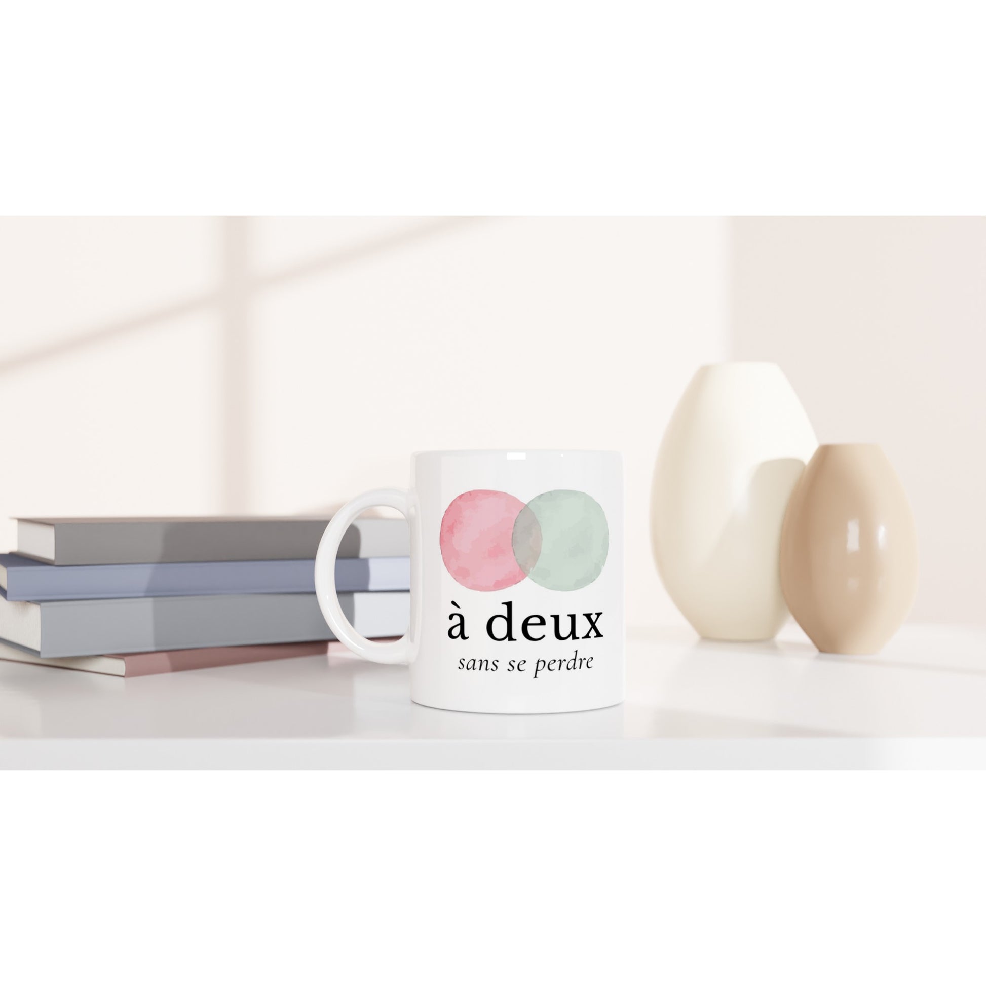 À deux, sans se perdre – Mug, Cadeau Saint-Valentin-idée cadeau inspirante | Blancadeaux
