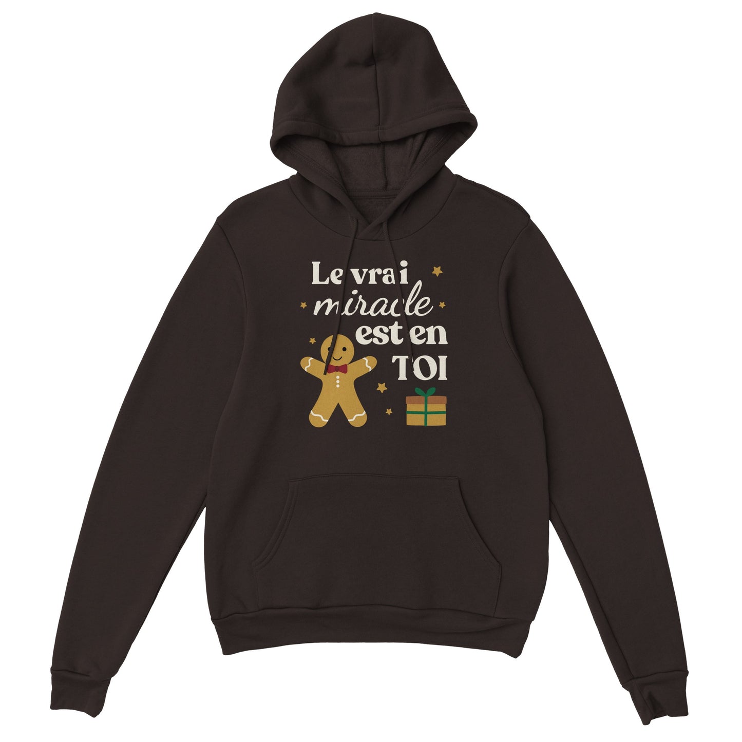 Le vrai miracle est en toi – Hoodie Noël Unisex-idée cadeau inspirante | Blancadeaux