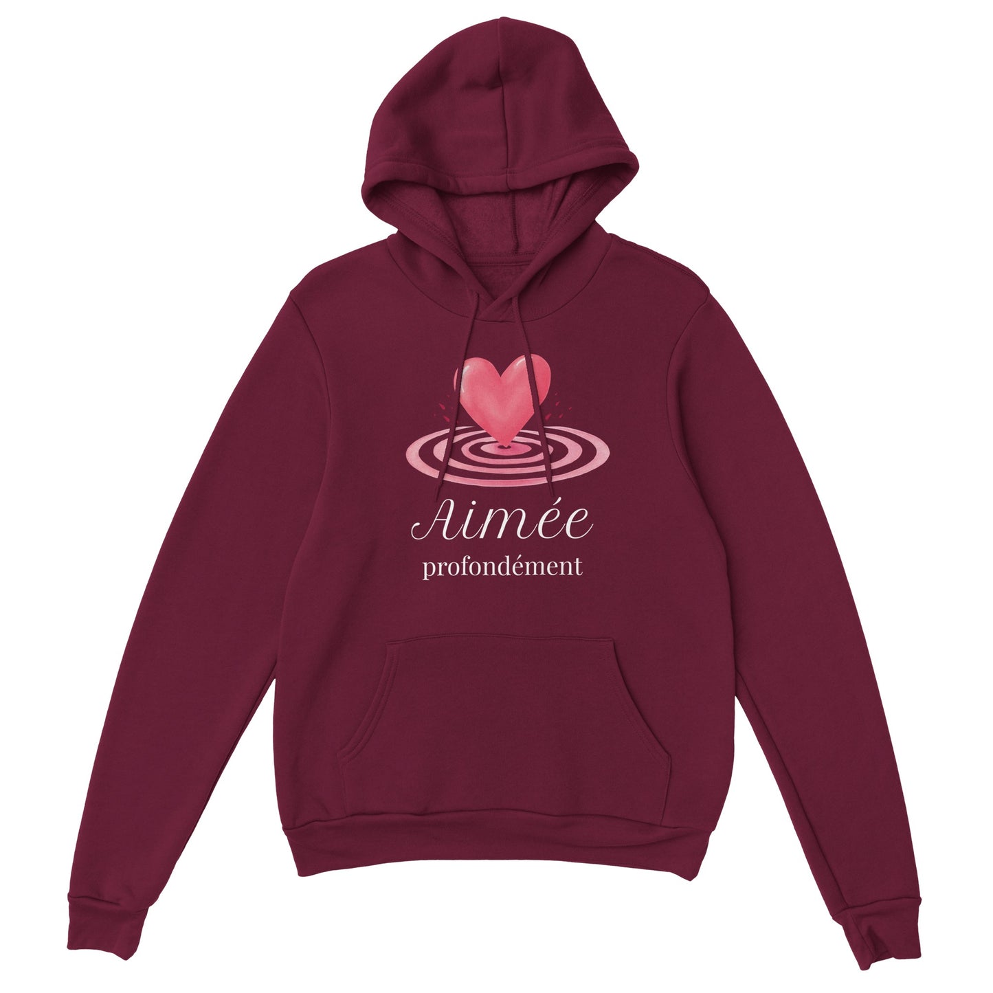 Aimée profondément – Hoodie Femme, Cadeau Saint-Valentin-idée cadeau inspirante | Blancadeaux
