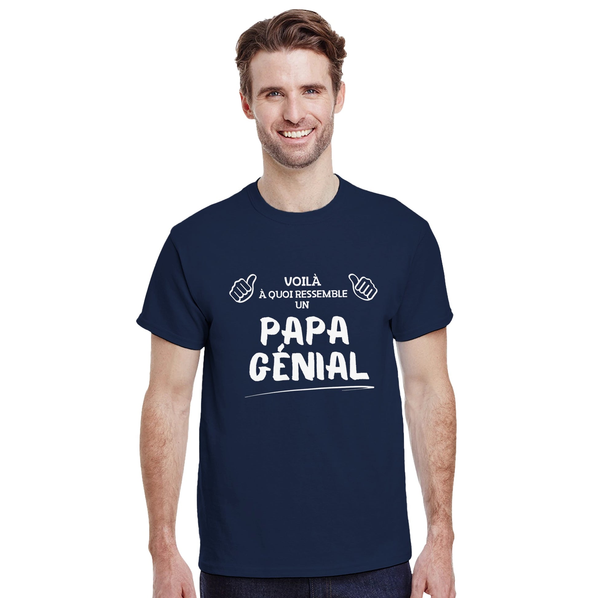 Voilà à quoi Ressemble un Papa Génial – T-shirt Papa, Cadeau Papa-idée cadeau inspirante | Blancadeaux