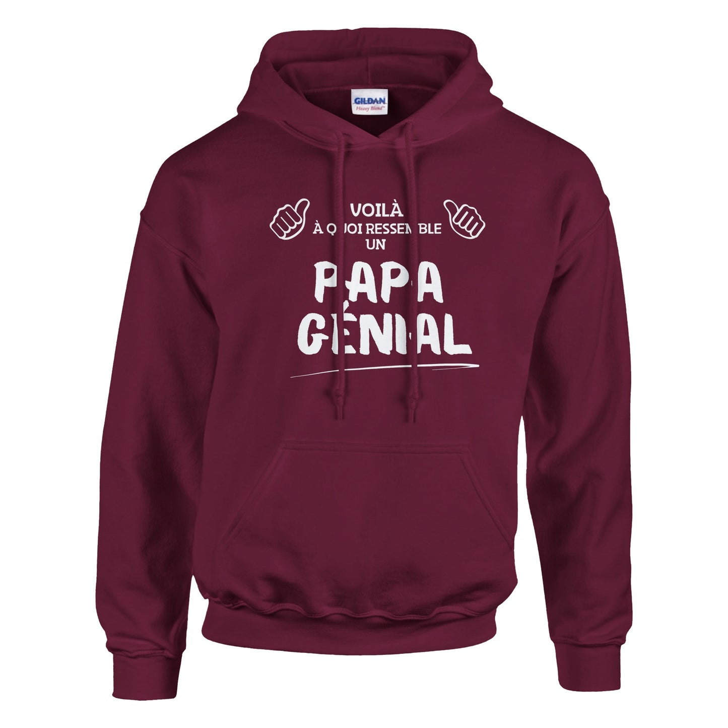 Voilà à quoi Ressemble un Papa Génial – Hoodie Papa, Cadeau Papa-idée cadeau inspirante | Blancadeaux