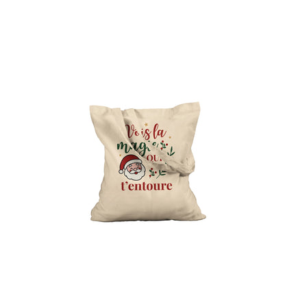Vois la magie qui t’entoure – Tote Bag Noël Unisex-idée cadeau inspirante | Blancadeaux