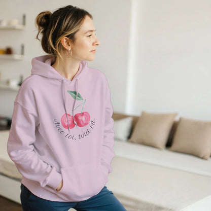 Avec toi, tout va – Hoodie Femme, Cadeau Saint-Valentin-idée cadeau inspirante | Blancadeaux