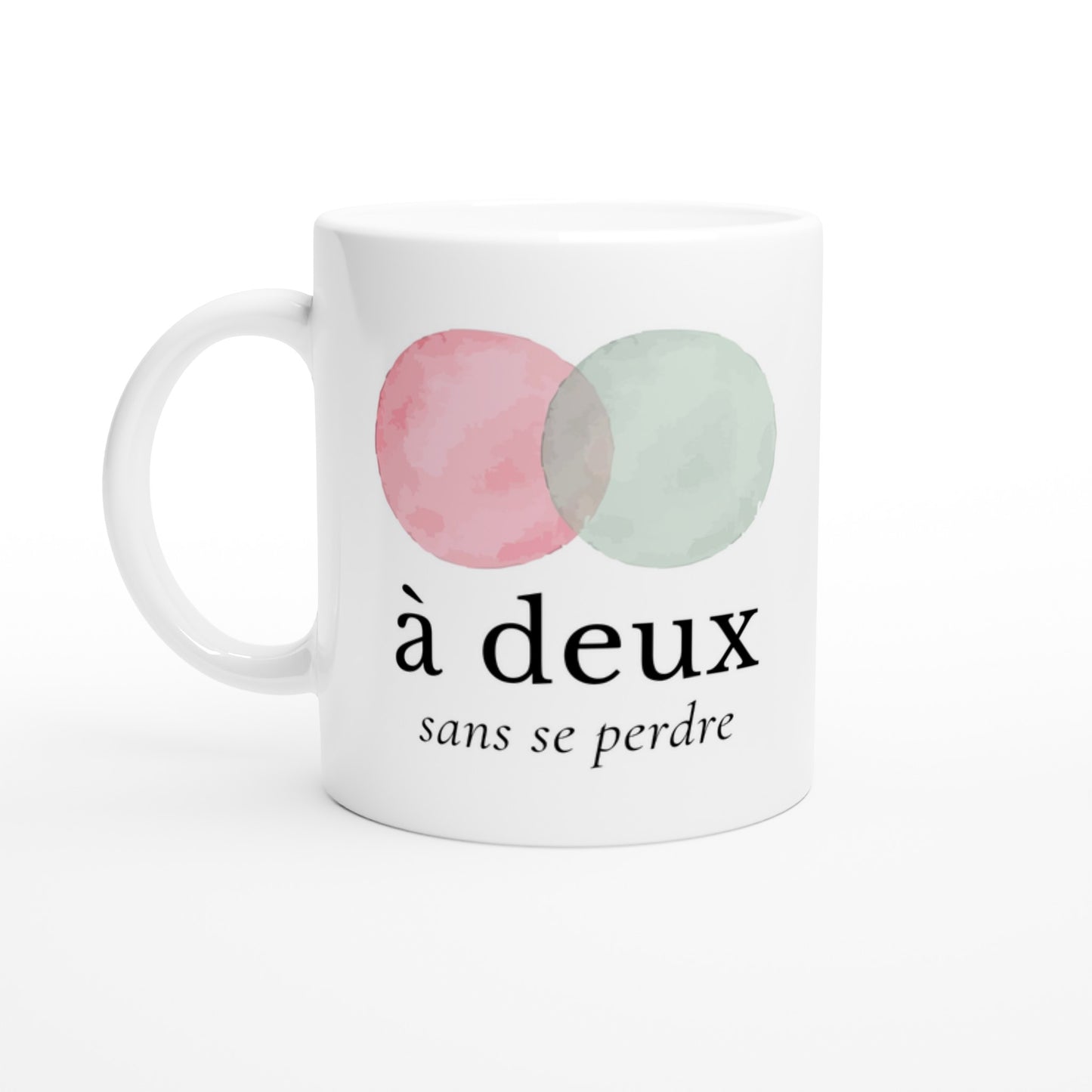 À deux, sans se perdre – Mug, Cadeau Saint-Valentin-idée cadeau inspirante | Blancadeaux