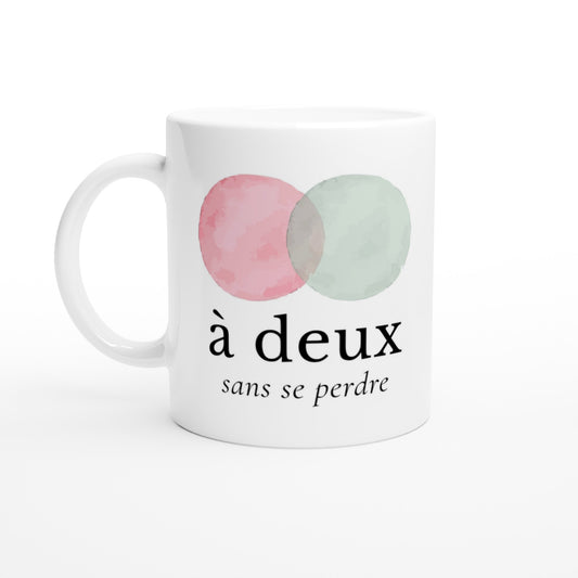 À deux, sans se perdre – Mug, Cadeau Saint-Valentin-idée cadeau inspirante | Blancadeaux