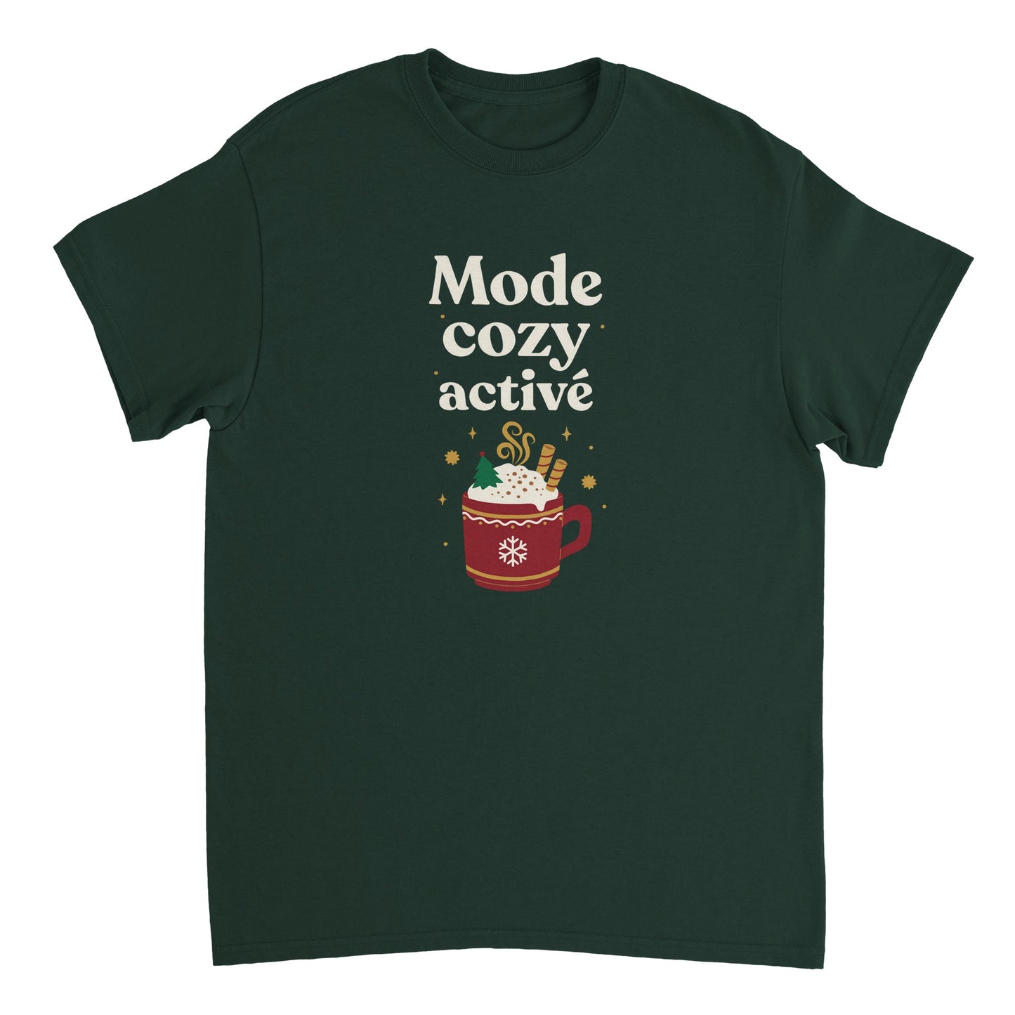 Mode cosy activé – T-shirt Noël Unisex-idée cadeau inspirante | Blancadeaux