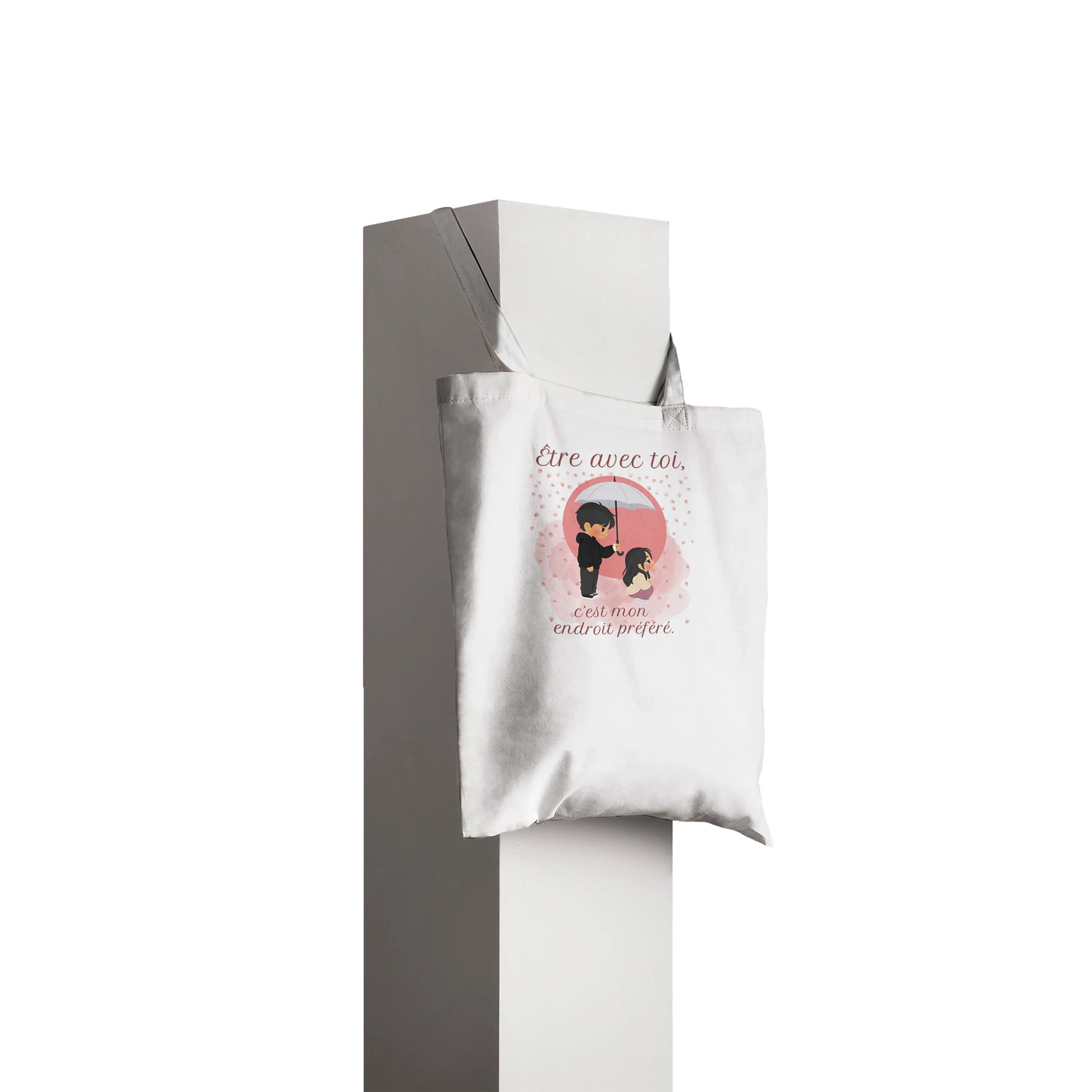 Être avec toi – Tote bag édition K-drama, Cadeau Saint-Valentin-idée cadeau inspirante | Blancadeaux