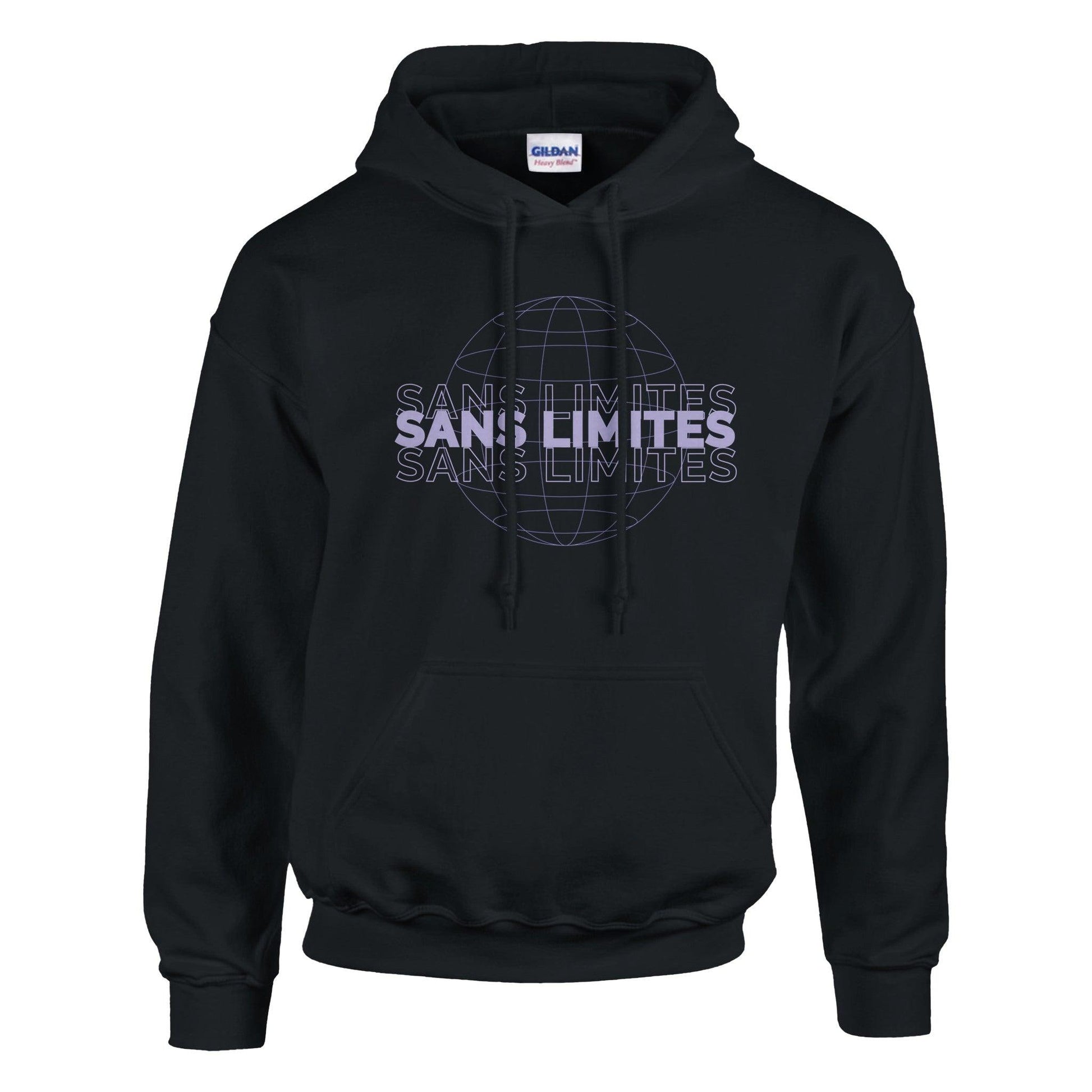 Sans limites – Hoodie Homme, Cadeau Homme-idée cadeau inspirante | Blancadeaux