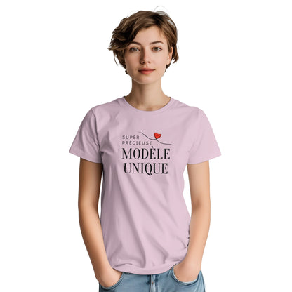 Modèle Unique – T-shirt Femme, Cadeau Femme-idée cadeau inspirante | Blancadeaux