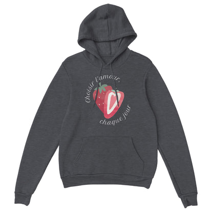 Choisir l’amour, chaque jour – Hoodie Femme, Cadeau Saint-Valentin-idée cadeau inspirante | Blancadeaux