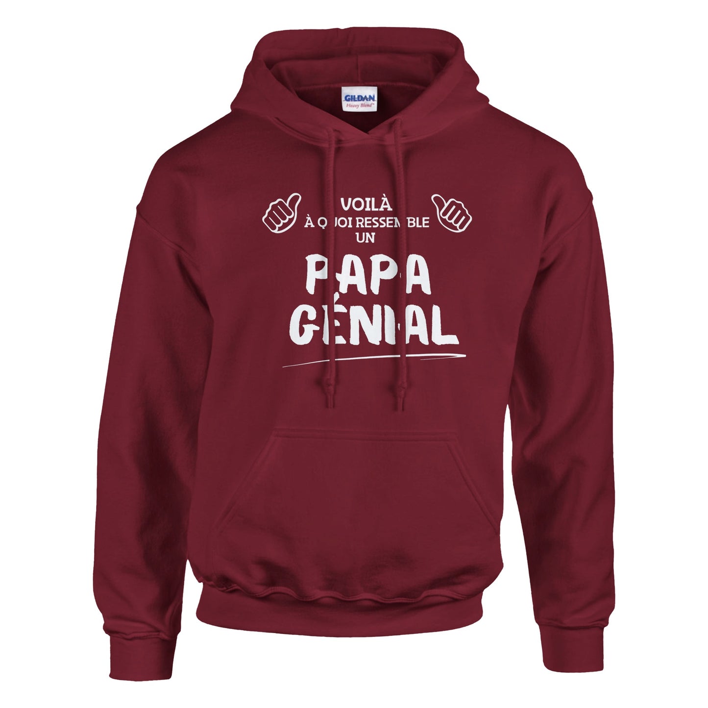 Voilà à quoi Ressemble un Papa Génial – Hoodie Papa, Cadeau Papa-idée cadeau inspirante | Blancadeaux