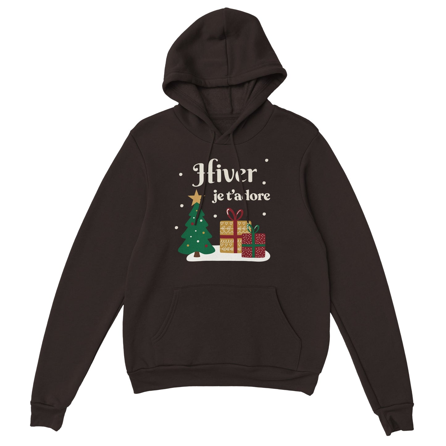 Hiver, je t’adore – Hoodie Noël Unisex-idée cadeau inspirante | Blancadeaux