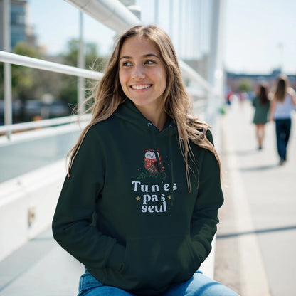 Tu n’es pas seul – Hoodie Noël Unisex-idée cadeau inspirante | Blancadeaux