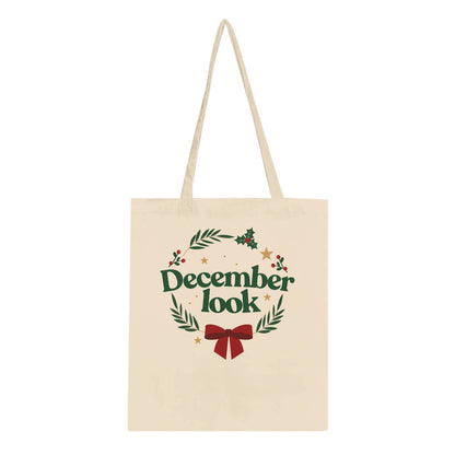 December look – Tote Bag Noël Unisex-idée cadeau inspirante | Blancadeaux