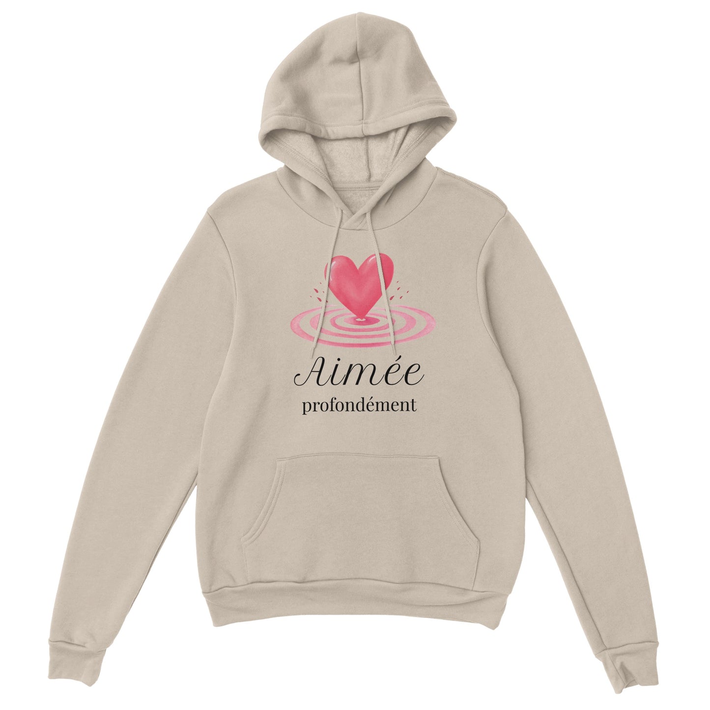 Aimée profondément – Hoodie Femme, Cadeau Saint-Valentin-idée cadeau inspirante | Blancadeaux