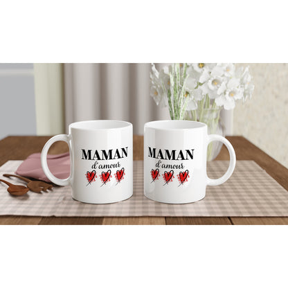 Maman d’amour – Mug Maman, Cadeau Maman-idée cadeau inspirante | Blancadeaux