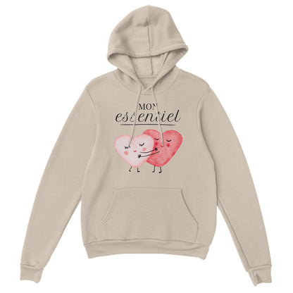 Mon essentiel – Hoodie Femme, Cadeau Saint-Valentin-idée cadeau inspirante | Blancadeaux