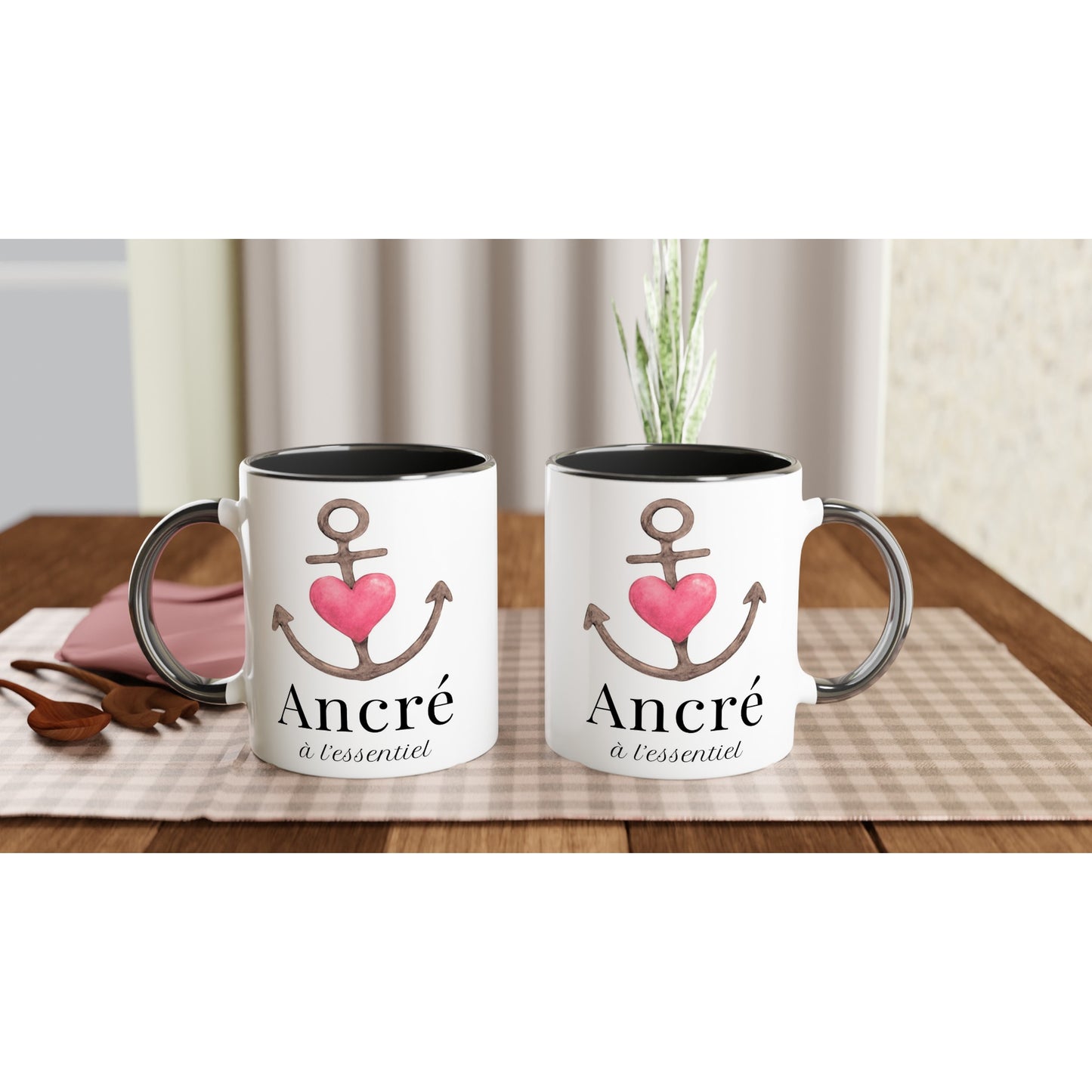 Ancré à l’essentiel – Mug Homme, Cadeau Saint-Valentin-idée cadeau inspirante | Blancadeaux