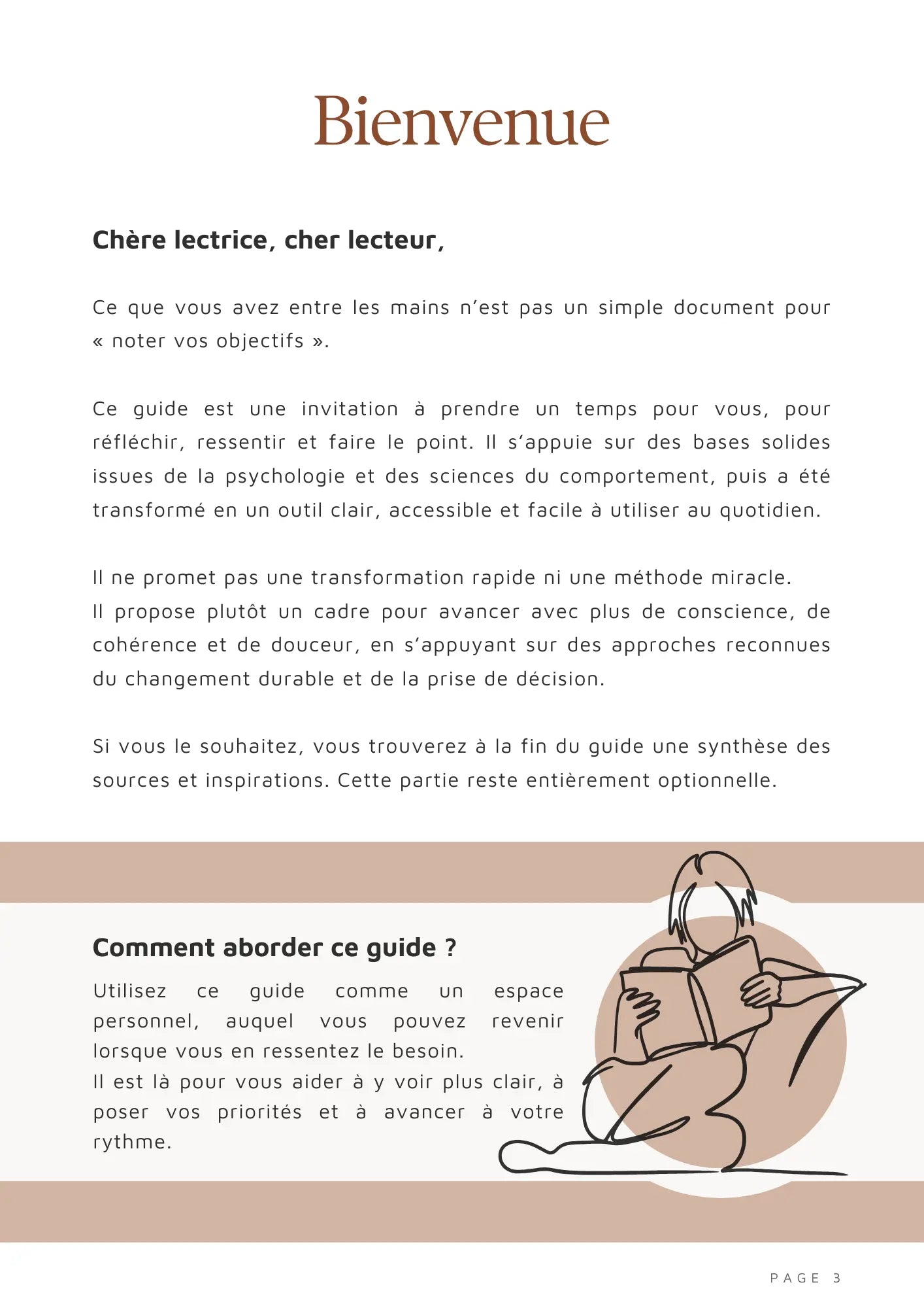 Avancer, autrement – Workbook & guide de réflexion personnelle-idée cadeau inspirante | Blancadeaux