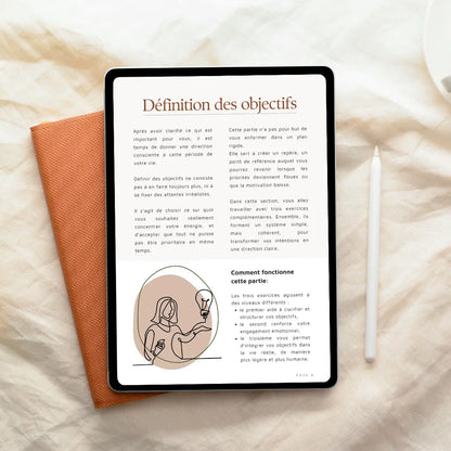 Avancer, autrement – Workbook & guide de réflexion personnelle-idée cadeau inspirante | Blancadeaux