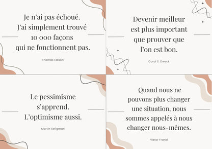 Avancer, autrement – Workbook & guide de réflexion personnelle-idée cadeau inspirante | Blancadeaux