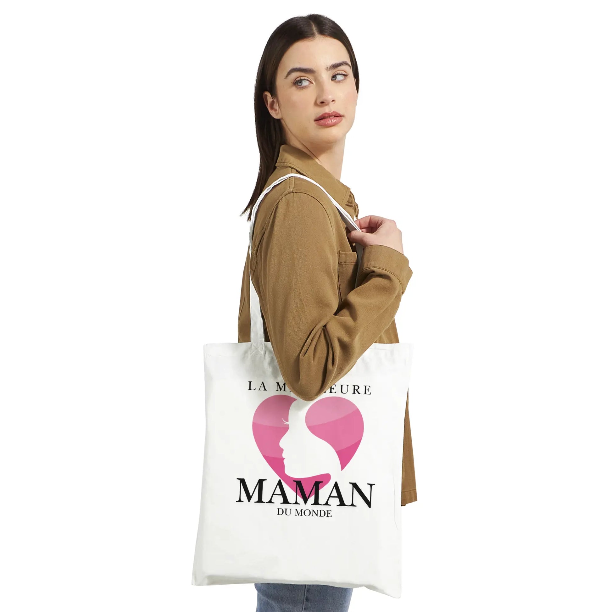 La Meilleure Maman du Monde – Tote Bag Maman, Cadeau Maman-idée cadeau inspirante | Blancadeaux