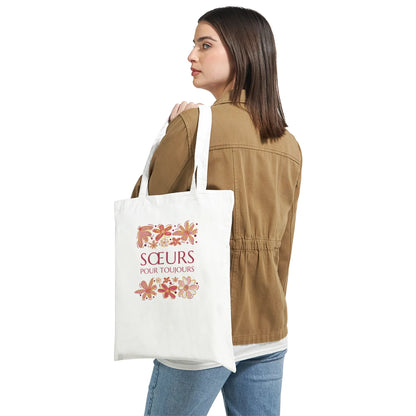 Sœurs Pour Toujours – Tote Bag Sœur, Cadeau Sœur-idée cadeau inspirante | Blancadeaux