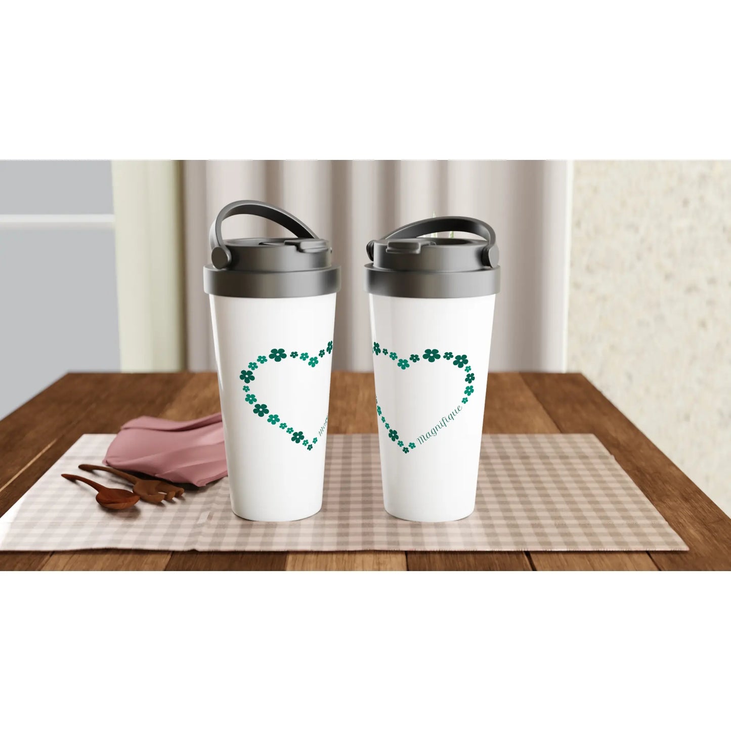 Magnifique – Travel Mug Femme, Cadeau Femme-idée cadeau inspirante | Blancadeaux