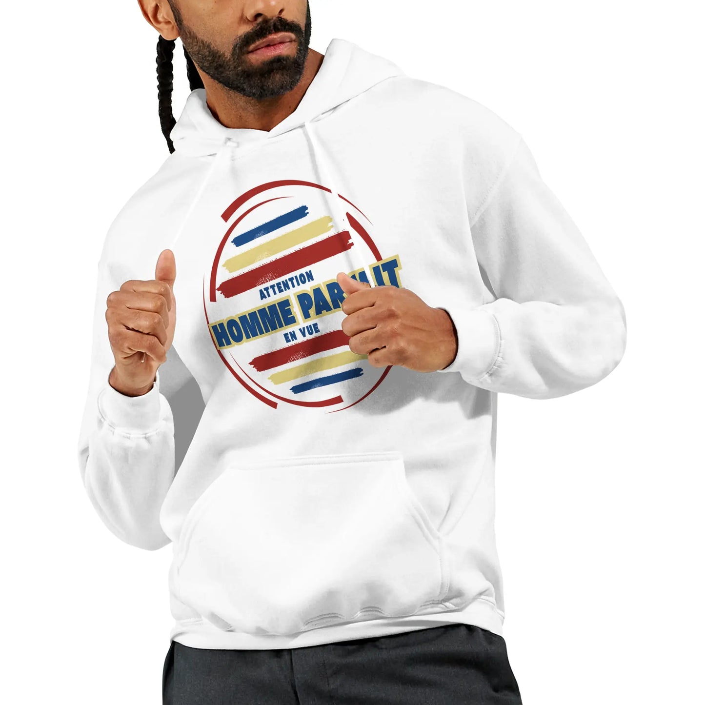 Homme parfait en vue – Hoodie Homme, Cadeau Homme-idée cadeau inspirante | Blancadeaux