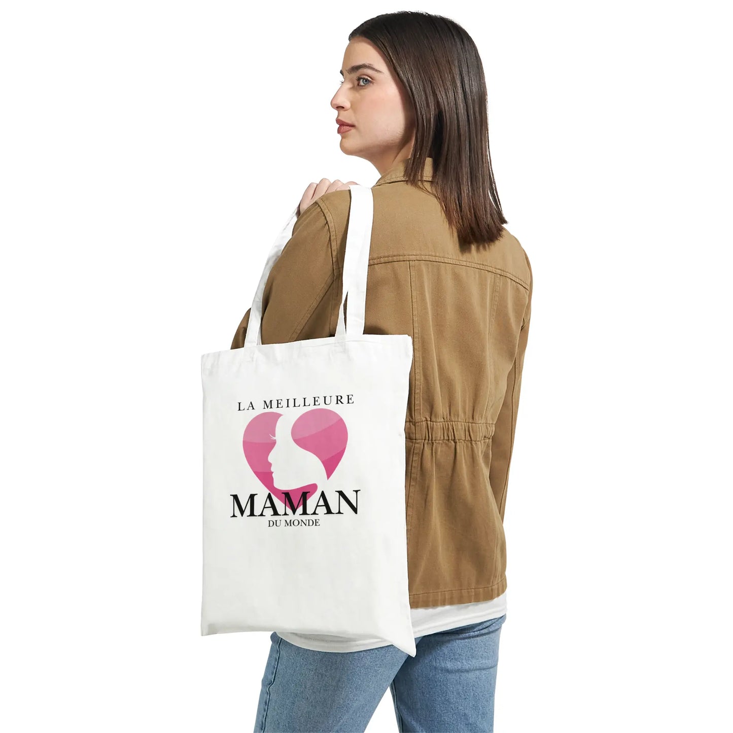 La Meilleure Maman du Monde – Tote Bag Maman, Cadeau Maman-idée cadeau inspirante | Blancadeaux