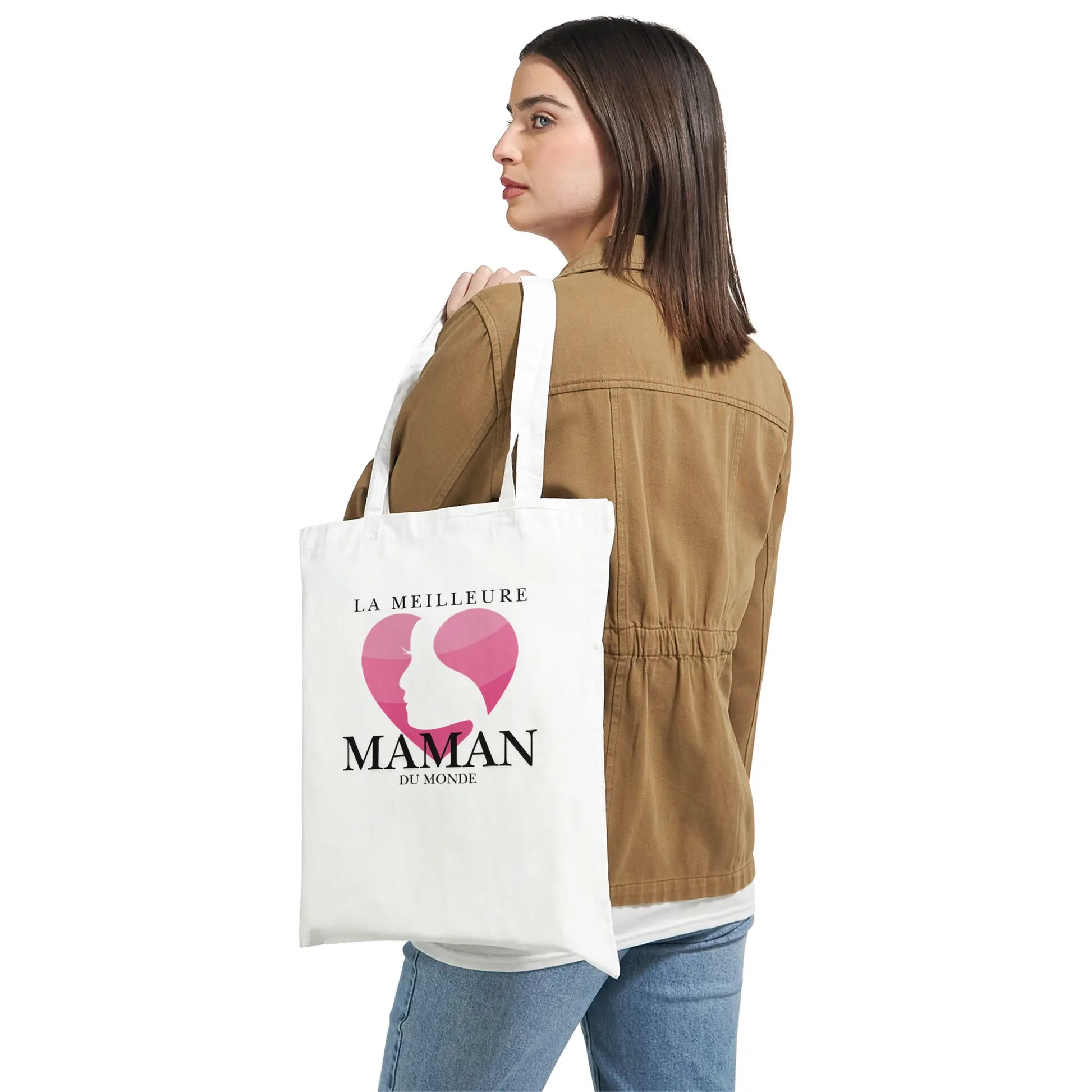 La Meilleure Maman du Monde – Tote Bag Maman, Cadeau Maman-idée cadeau inspirante | Blancadeaux