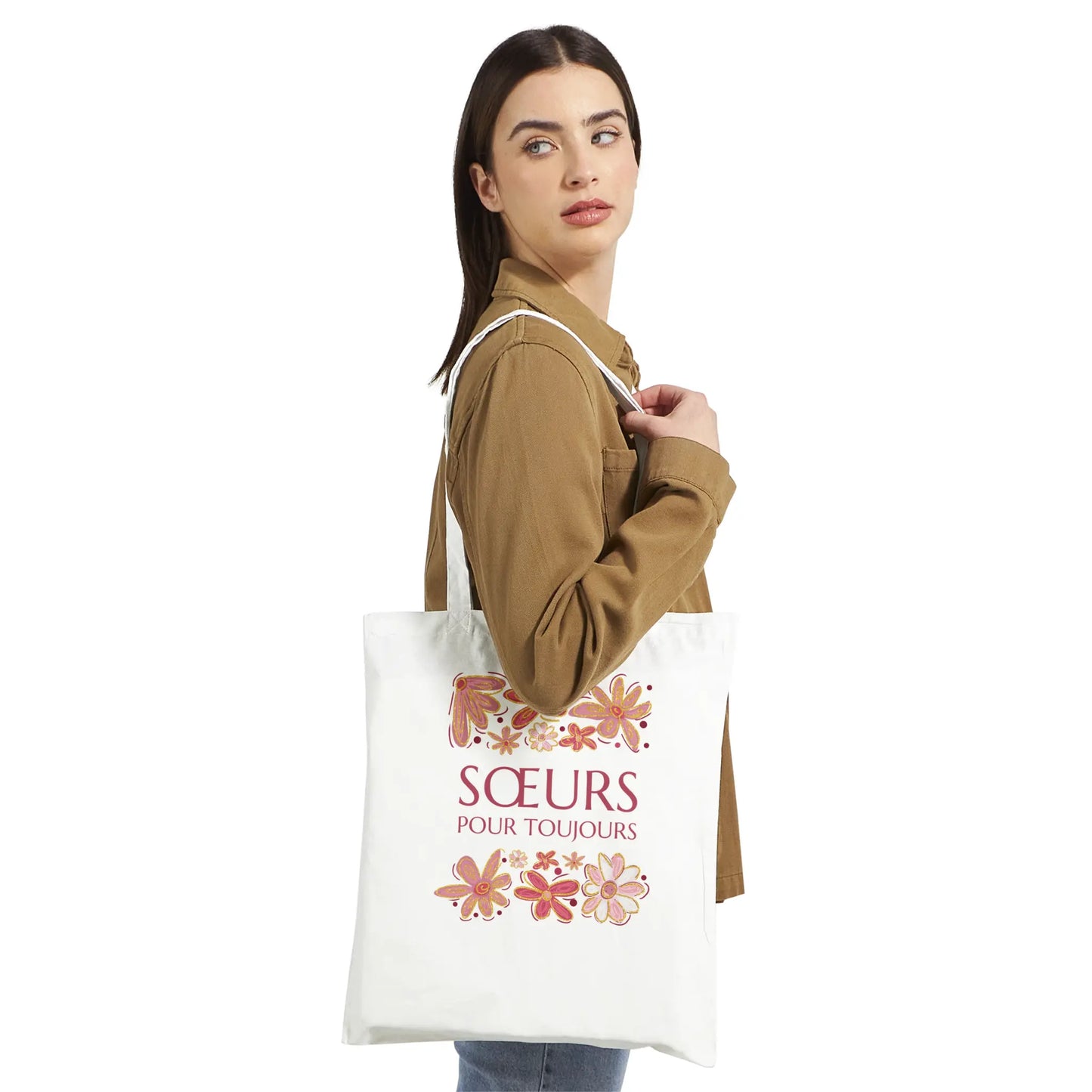 Sœurs Pour Toujours – Tote Bag Sœur, Cadeau Sœur-idée cadeau inspirante | Blancadeaux