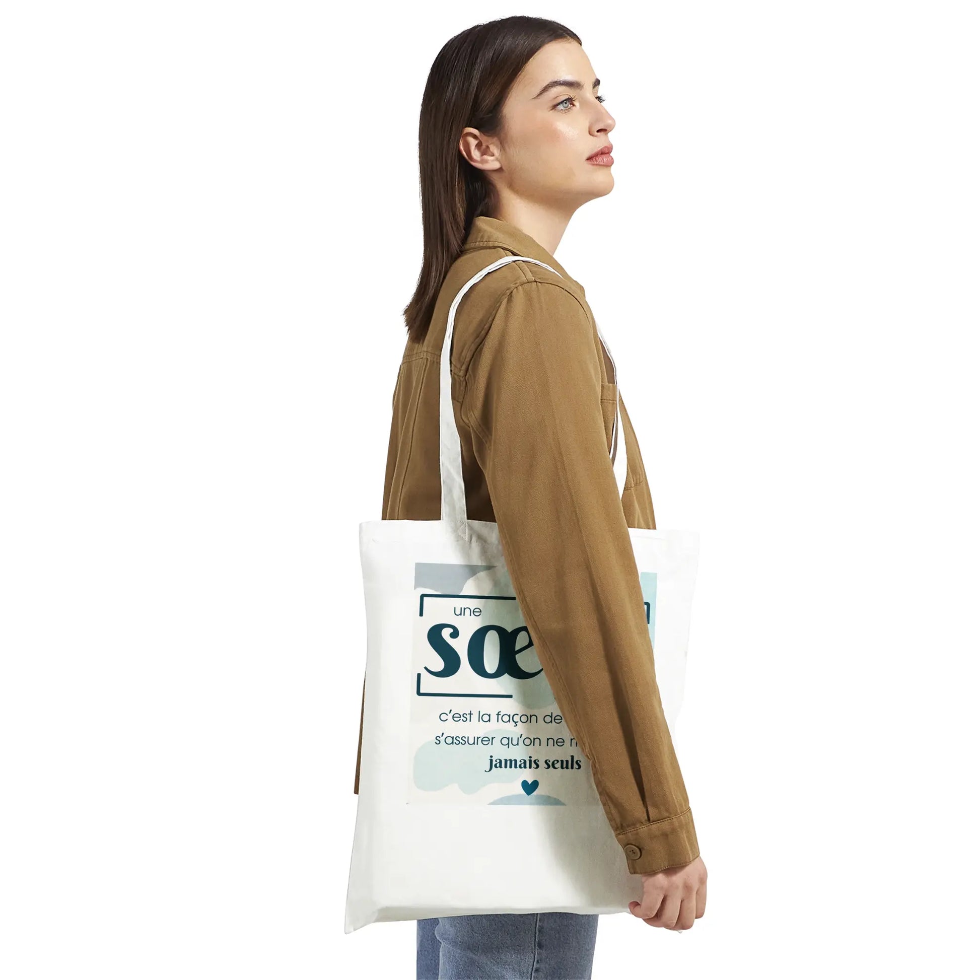 Une sœur, c’est la façon de Dieu – Tote Bag Sœur, Cadeau Sœur-idée cadeau inspirante | Blancadeaux