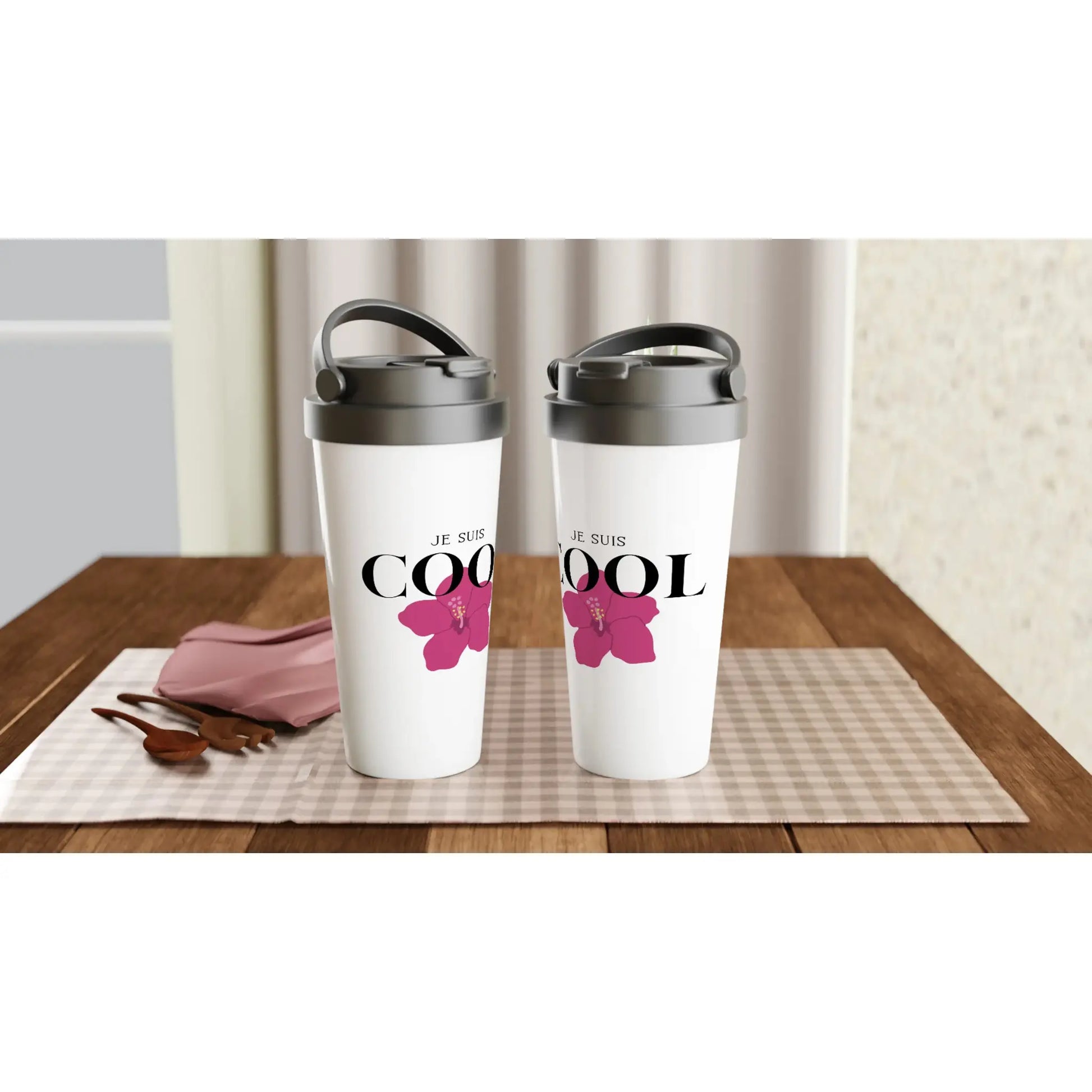 Je Suis Cool – Travel Mug Femme, Cadeau Femme-idée cadeau inspirante | Blancadeaux
