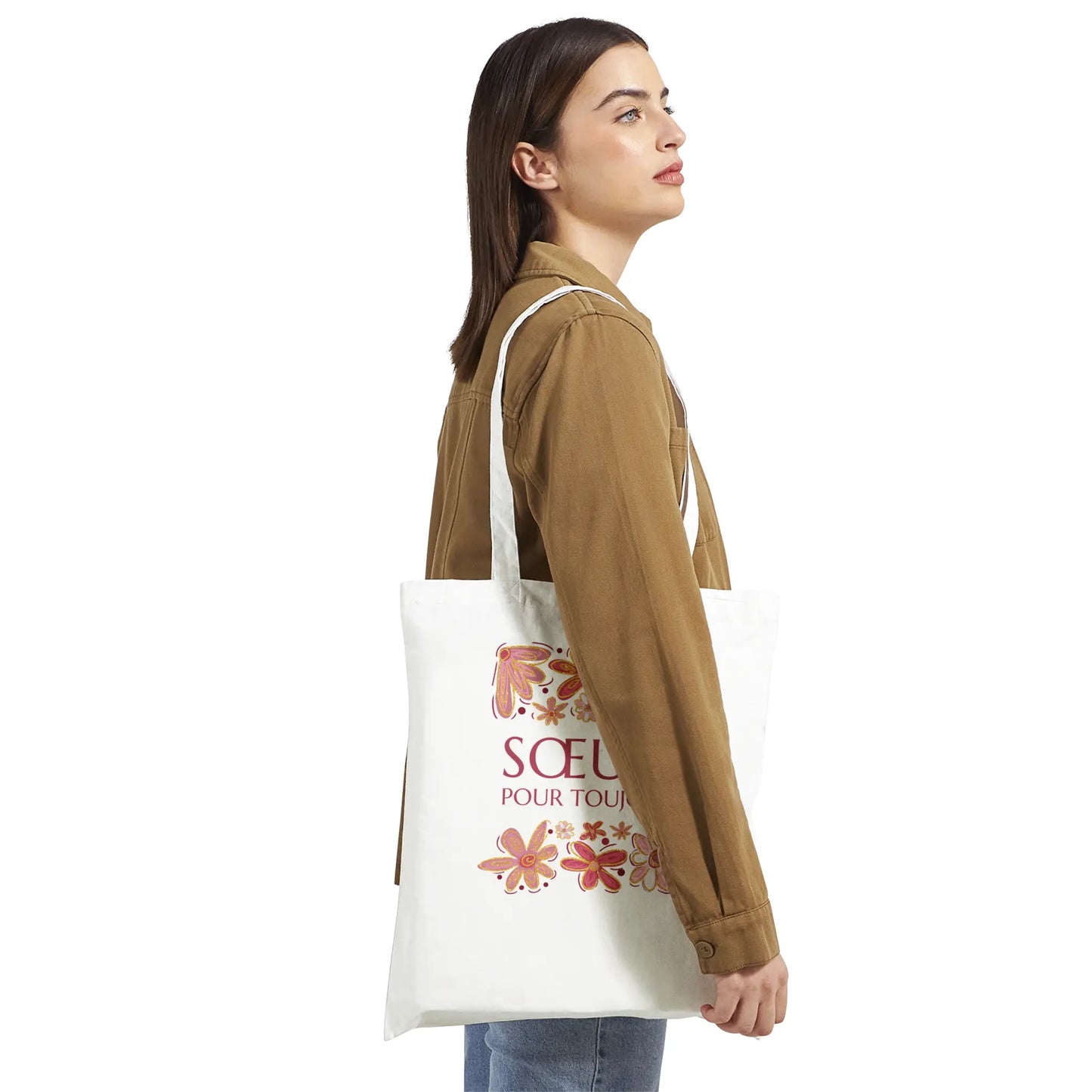 Sœurs Pour Toujours – Tote Bag Sœur, Cadeau Sœur-idée cadeau inspirante | Blancadeaux