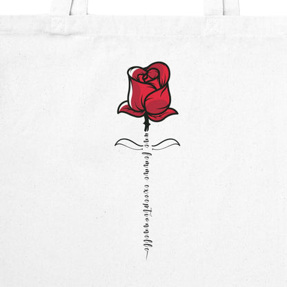 Une Femme Exceptionnelle – Tote Bag Femme, Cadeau Femme-idée cadeau inspirante | Blancadeaux