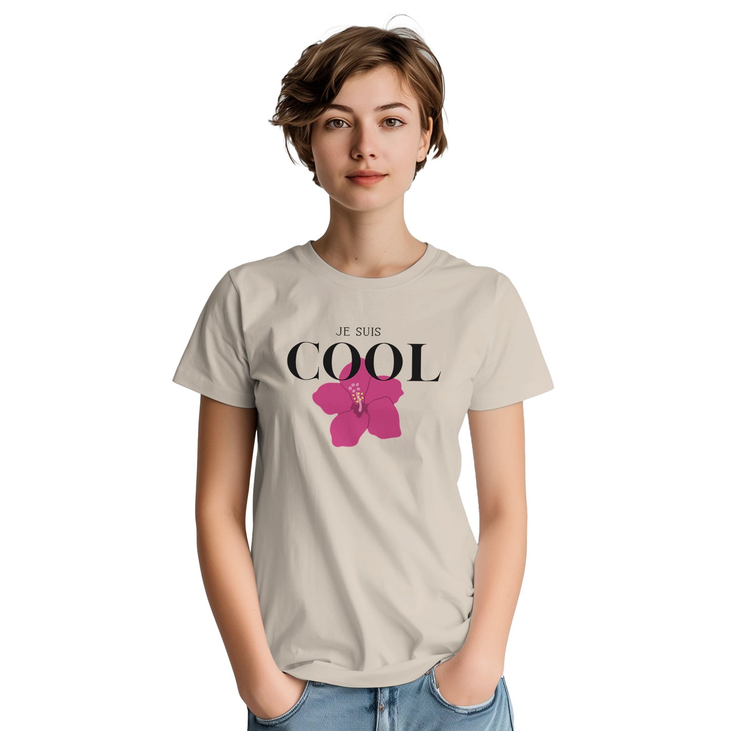 Je Suis Cool – T-shirt Femme, Cadeau Femme-idée cadeau inspirante | Blancadeaux
