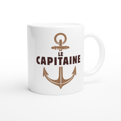 Le capitaine – Mug Homme, Cadeau Homme-idée cadeau inspirante | Blancadeaux