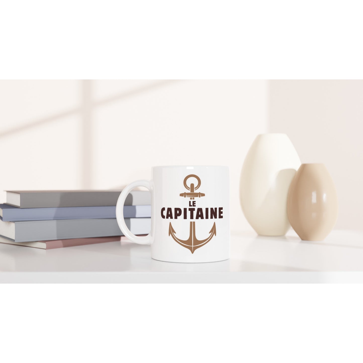 Le capitaine – Mug Homme, Cadeau Homme-idée cadeau inspirante | Blancadeaux