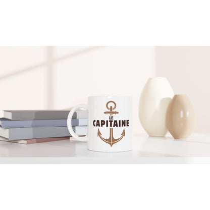 Le capitaine – Mug Homme, Cadeau Homme-idée cadeau inspirante | Blancadeaux