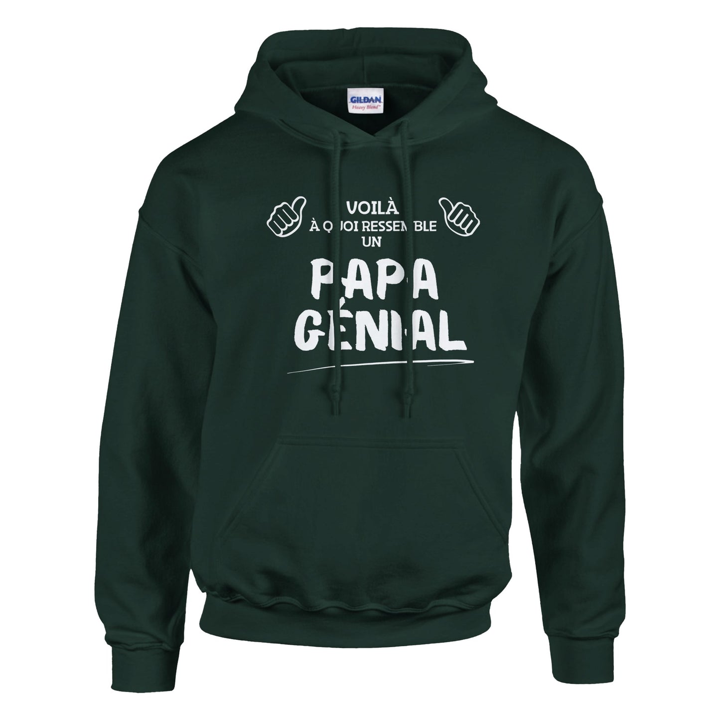 Voilà à quoi Ressemble un Papa Génial – Hoodie Papa, Cadeau Papa-idée cadeau inspirante | Blancadeaux