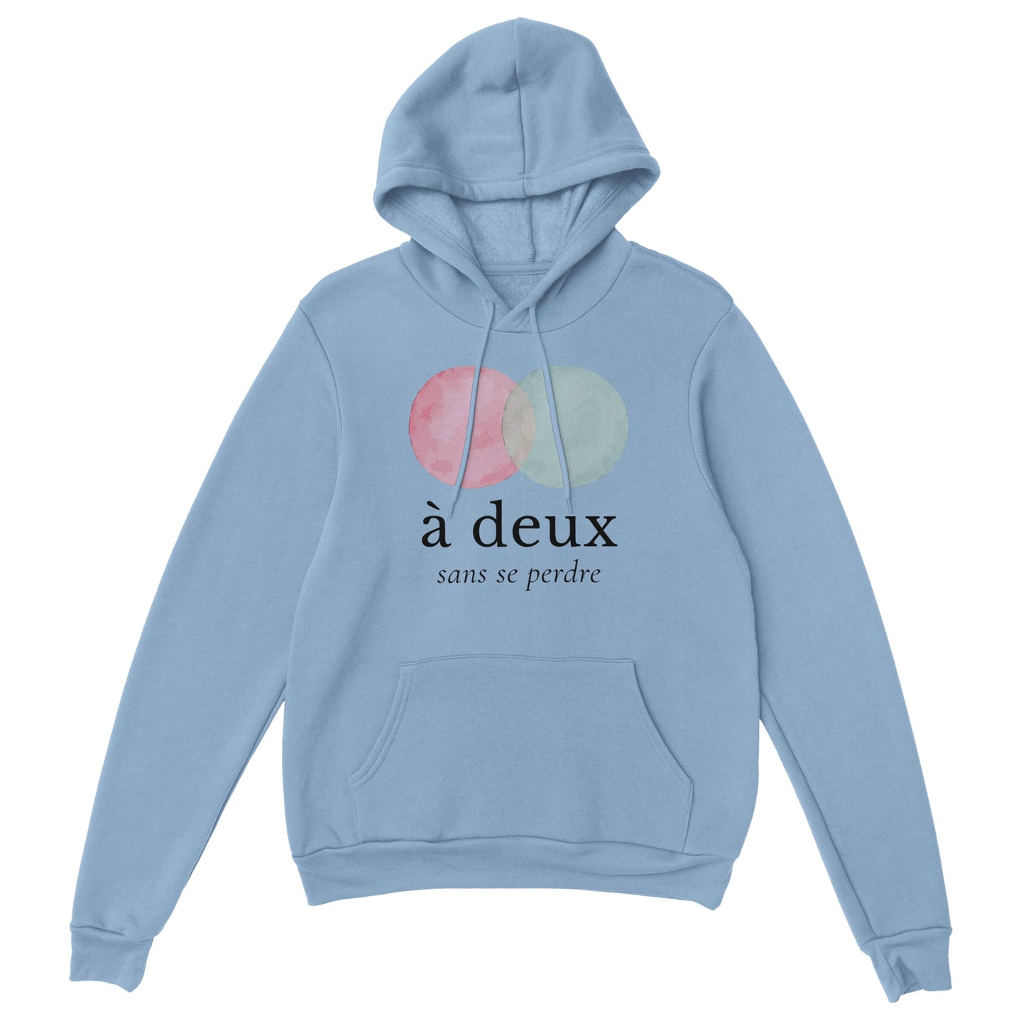 À deux, sans se perdre – Hoodie Unisex, Cadeau Saint-Valentin-idée cadeau inspirante | Blancadeaux