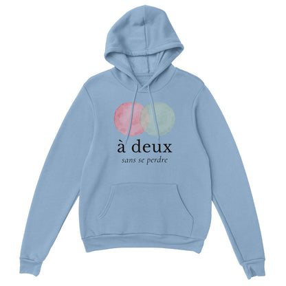 À deux, sans se perdre – Hoodie Unisex, Cadeau Saint-Valentin-idée cadeau inspirante | Blancadeaux