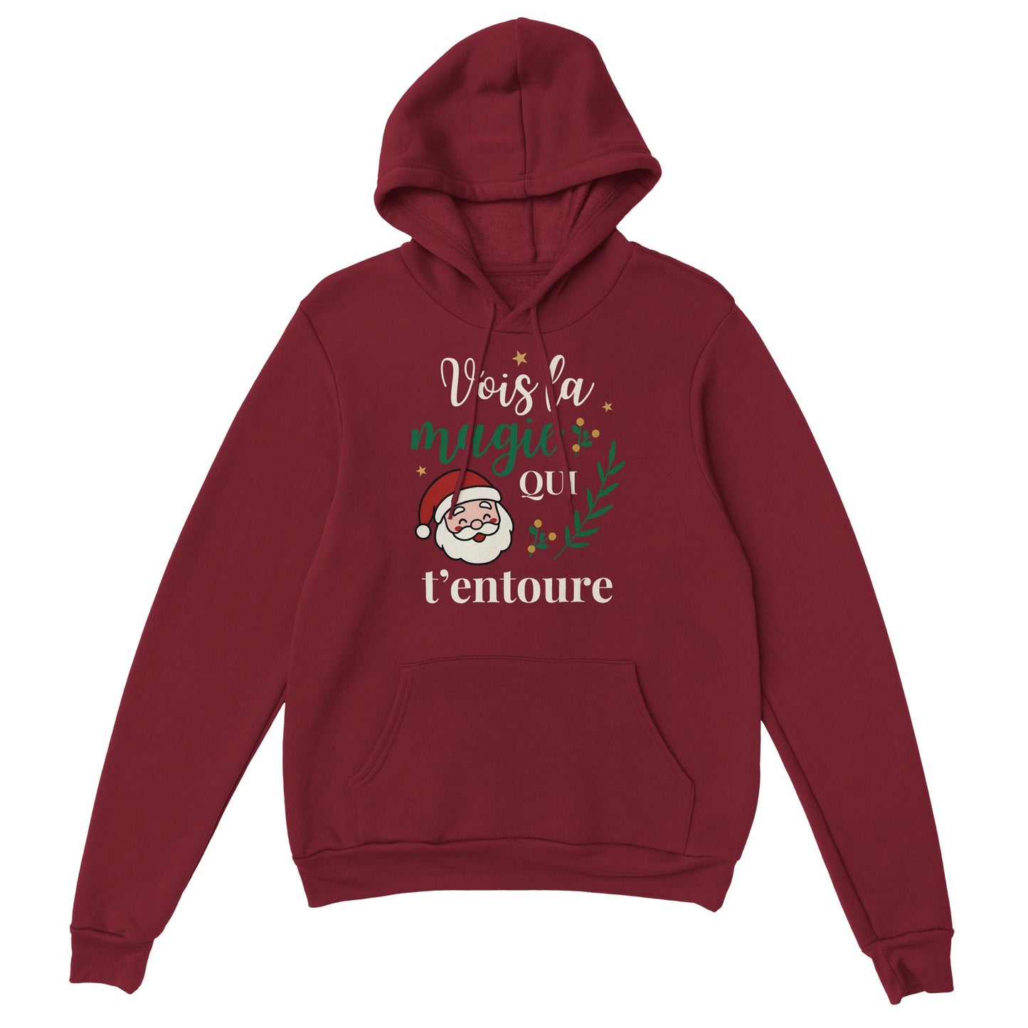 Vois la magie qui t’entoure – Hoodie Noël Unisex-idée cadeau inspirante | Blancadeaux