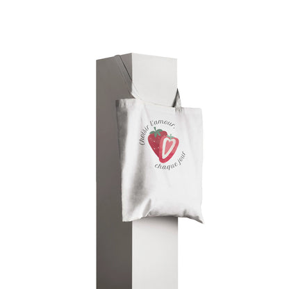 Choisir l’amour, chaque jour – Tote bag Femme, Cadeau Saint-Valentin-idée cadeau inspirante | Blancadeaux