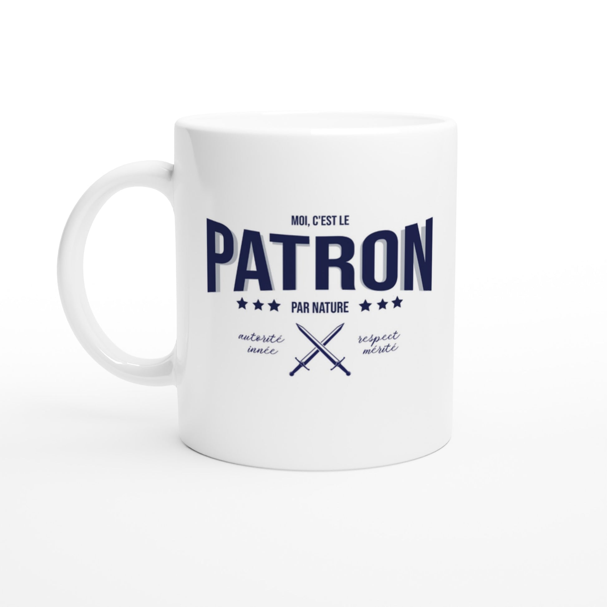 Patron par nature – Mug Homme, Cadeau Homme-idée cadeau inspirante | Blancadeaux